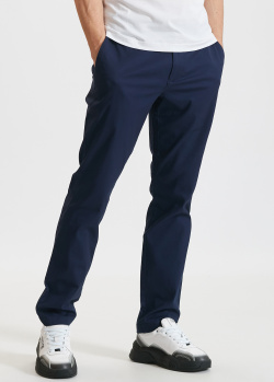 Мужские брюки EA7 Emporio Armani синего цвета, фото