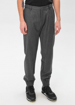 Мужские брюки Emporio Armani серого цвета, фото