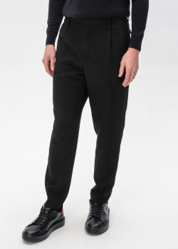 Черные брюки Emporio Armani со стрелками, фото