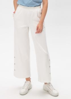 Широкие брюки Twin-Set белого цвета, фото