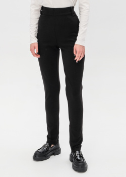 Черные брюки Twin-Set с высокой талией, фото