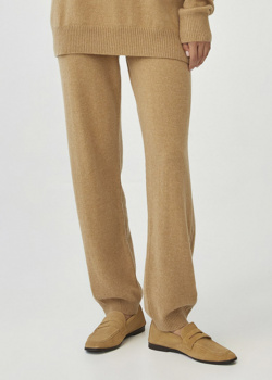 Кашемировые брюки GD Cashmere в бежевом цвете, фото