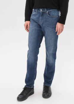 Синие джинсы Bogner Rob с потертостями, фото
