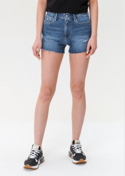 Джинсовые шорты Calvin Klein с необработанным краем, фото
