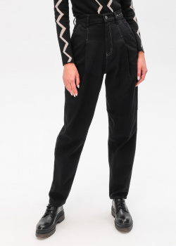 Черные джинсы Emporio Armani с защипами, фото
