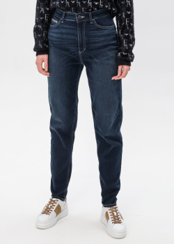 Синие джинсы Emporio Armani с контрастной строчкой, фото
