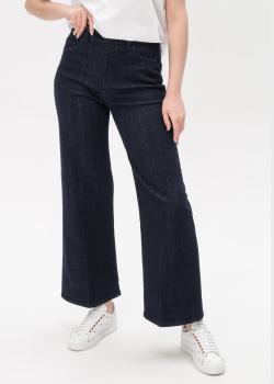 Расклешенные джинсы Emporio Armani с вышивкой на заднем кармане, фото