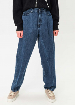Широкие джинсы Trussardi синего цвета, фото