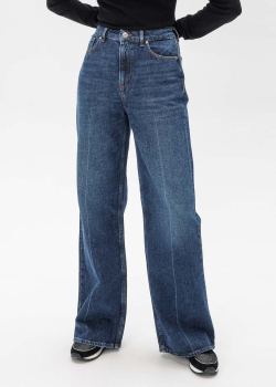 Расклешенные джинсы Trussardi синего цвета, фото