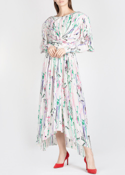 Шелковое платье Isabel Marant с абстрактным принтом, фото