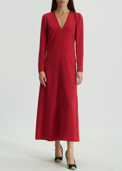 Длинное платье Red Valentino красного цвета, фото