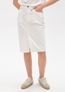 Джинсовая юбка Bogner Emmie белого цвета, фото