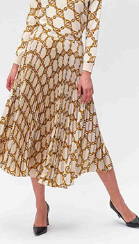Плиссированная юбка Twin-Set с принтом, фото