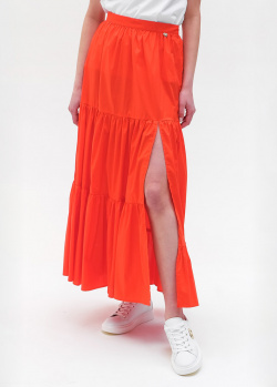 Красная юбка Twin-Set с разрезом, фото