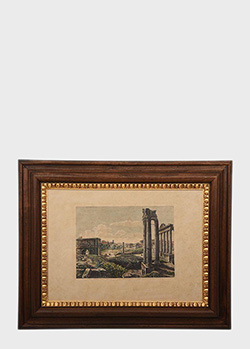 Репродукция картины Decor Toscana Римский форум Луиджи Россини 78х62х5см, фото