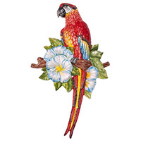 Декор Ceramiche Bravo Красный попугай настенный, фото