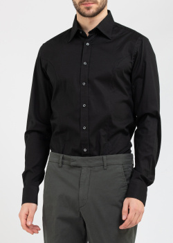 Черная рубашка Belmonte Trend с длинным рукавом, фото