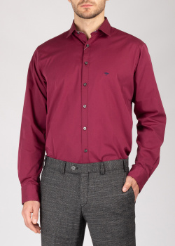 Рубашка Fynch-Hatton бордового цвета, фото