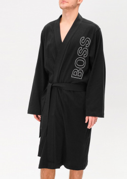 Мужской халат Hugo Boss с логотипом, фото