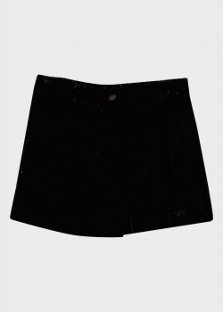 Детские шорты Emporio Armani черного цвета, фото