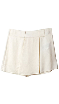 Бежевая юбка-шорты Emporio Armani для девочек, фото
