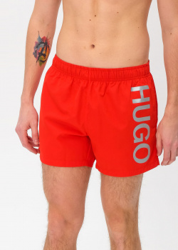Плавательные шорты Hugo Boss Hugo красного цвета, фото
