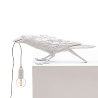 Светильник Seletti Bird Lamp белого цвета, фото