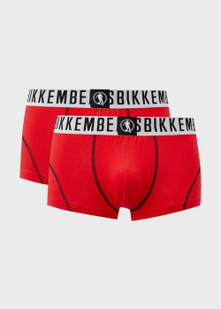 Набор боксеров Bikkembergs 2шт красного цвета, фото