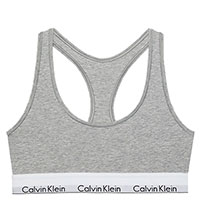 Серый топ Calvin Klein Modern Cotton Bralette на резинке, фото