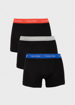 Набор боксеров Calvin Klein с разноцветными резинками 3шт, фото