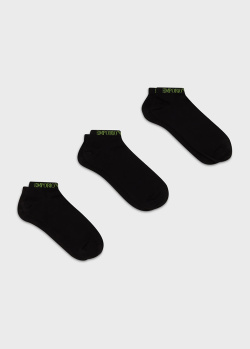 Три пары носков Emporio Armani черного цвета, фото