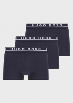 Набор мужских боксеров Hugo Boss синего цвета 3шт, фото