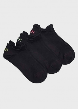 Набор черных носков Polo Ralph Lauren из 3 пар, фото