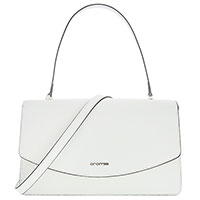Белая сумка-багет Cromia Perla со съемным ремнем, фото