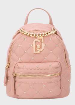 Розовый рюкзак Liu Jo с цепью, фото