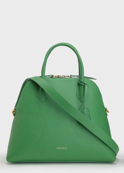 Зеленая сумка Coccinelle Gladys из зернистой кожи, фото