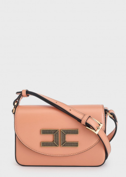 Маленькая сумка Elisabetta Franchi с брендовым логотипом спереди, фото