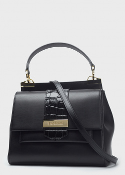 Черная сумка Baldinini Lea со съемным плечевым ремнем, фото