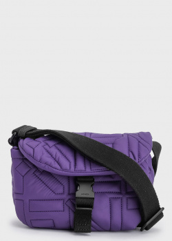Фиолетовая сумка Kenzo через плечо, фото