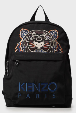 Черный рюкзак Kenzo с изображением тигра, фото