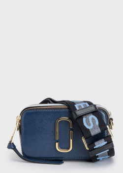 Синяя сумка Marc Jacobs на широком ремне, фото