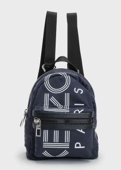 Маленький рюкзак Kenzo темно-синего цвета, фото