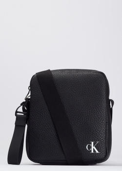 Черная сумка Calvin Klein с логотипом, фото