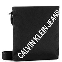 Черная сумка Calvin Klein с брендовой надписью, фото