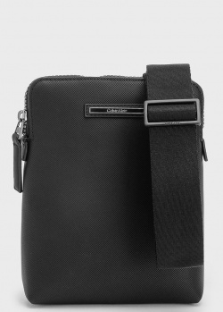 Мужская сумка Calvin Klein на широком текстильном ремне, фото