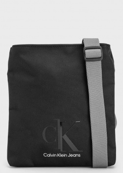 Текстильная сумка Calvin Klein Jeans черного цвета, фото