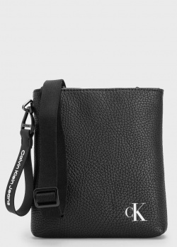 Мужская сумка-планшет Calvin Klein на широком ремне, фото
