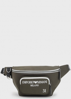 Поясная сумка Emporio Armani цвета хаки, фото