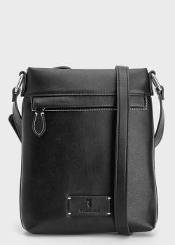 Черная сумка Trussardi с карманом на молнии, фото