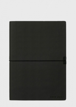 Блокнот для заметок Hugo Boss Storyline Black А5 с фирменным логотипом, фото